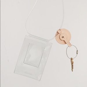 Building Block iPhone Sling in Clear PVC